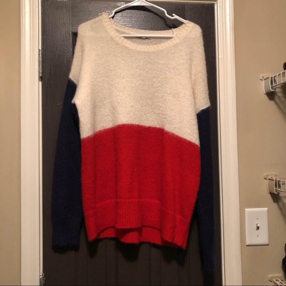 Madewell Color Block Sweater